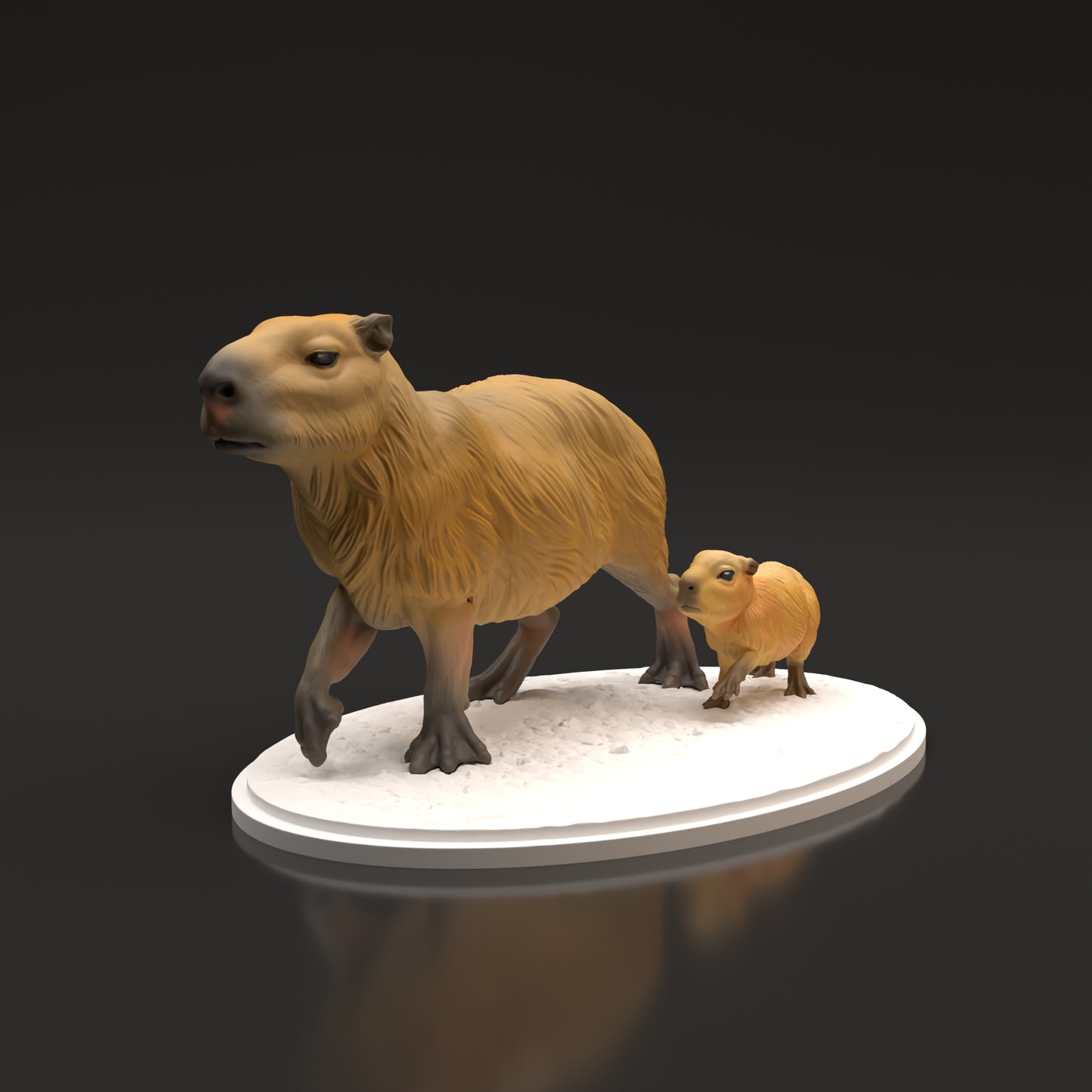 Capybaras - Animal Den Miniatures