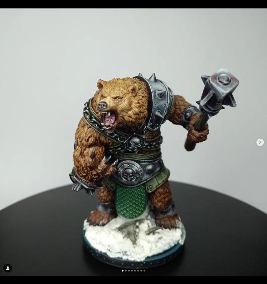 War bear - FREEZING DARKNESS - MASTERS OF DUNGEONS QUEST - Primal Collectibles