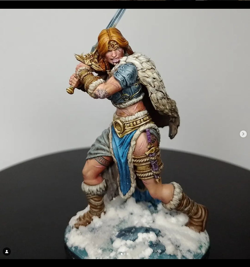 Barbarian - Valkyrie - FREEZING DARKNESS - MASTERS OF DUNGEONS QUEST - Primal Collectibles