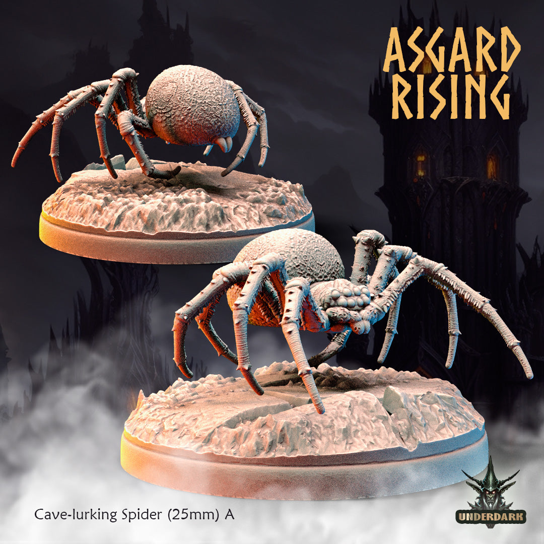 Cave-lurking Spiders (25mm)  - Asgard Rising