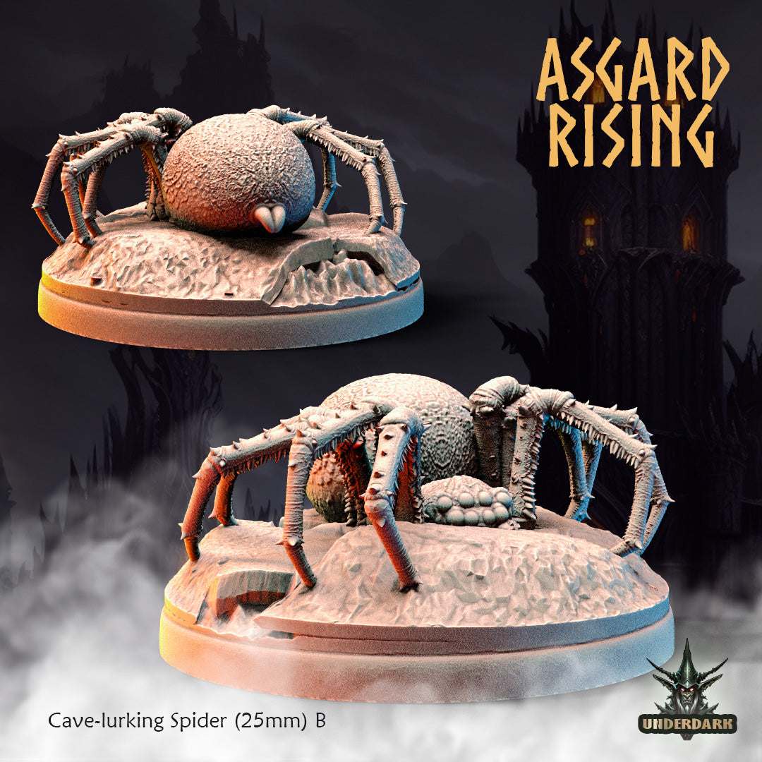 Cave-lurking Spiders (25mm)  - Asgard Rising