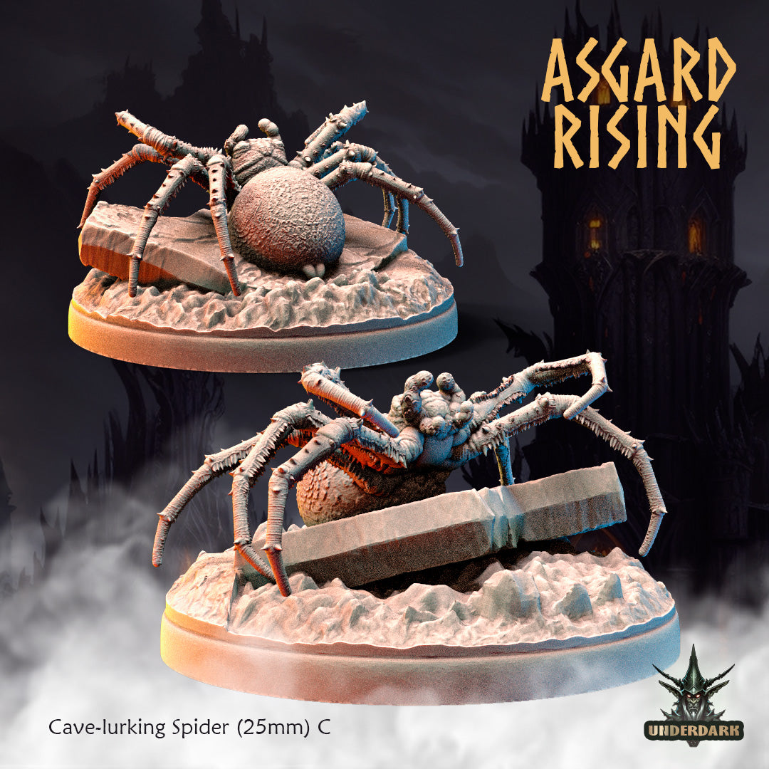 Cave-lurking Spiders (25mm)  - Asgard Rising