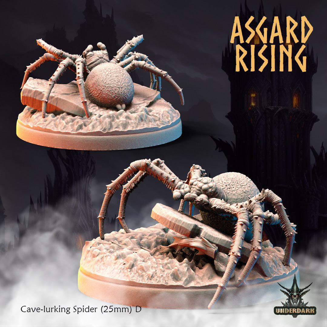 Cave-lurking Spiders (25mm)  - Asgard Rising