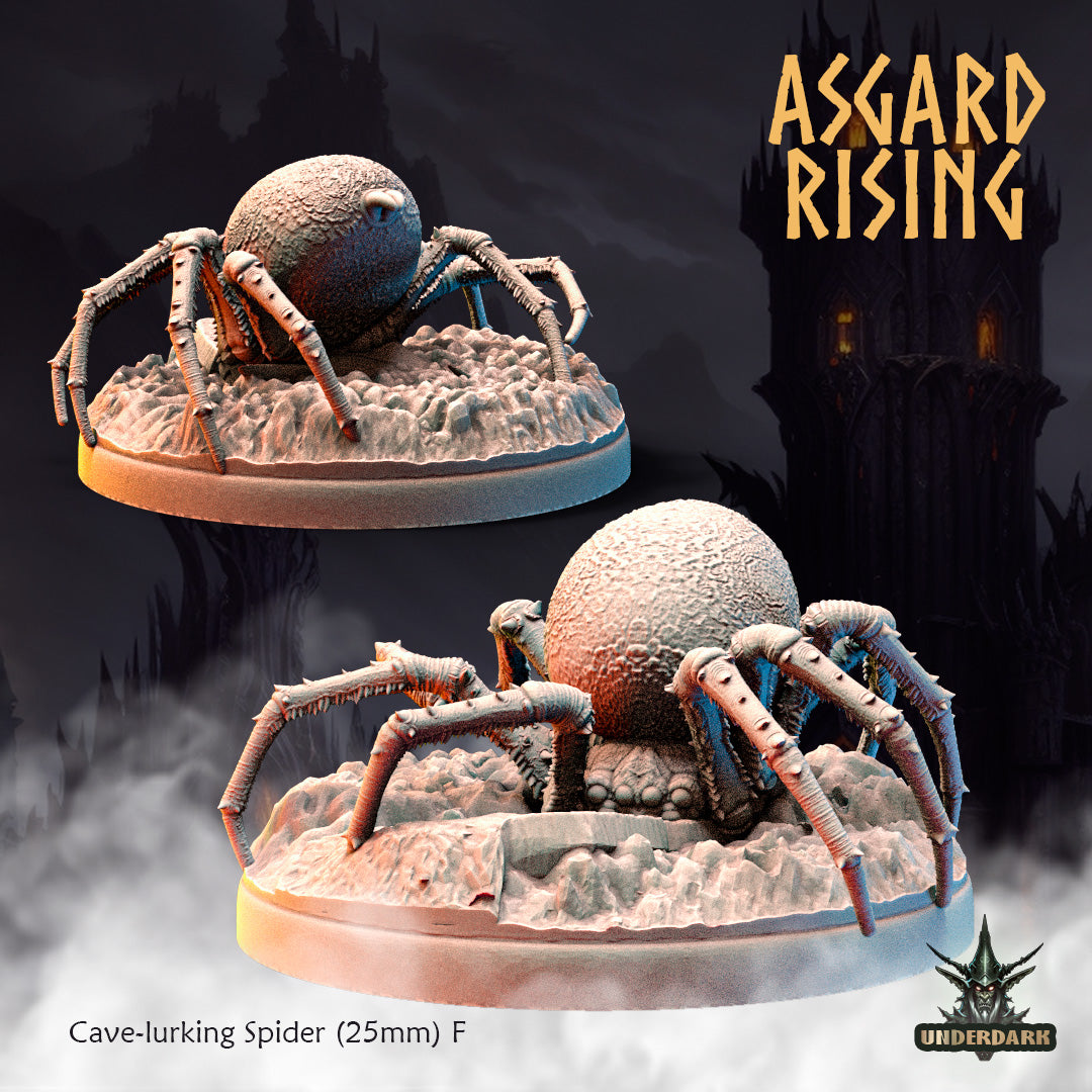 Cave-lurking Spiders (25mm)  - Asgard Rising