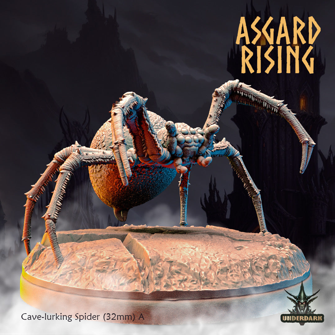 Cave-lurking Spiders (32mm) - Asgard Rising