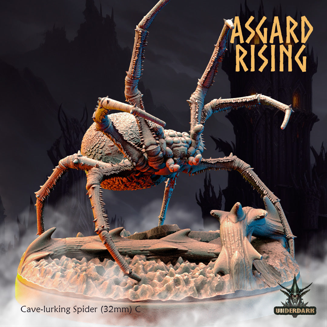 Cave-lurking Spiders (32mm) - Asgard Rising