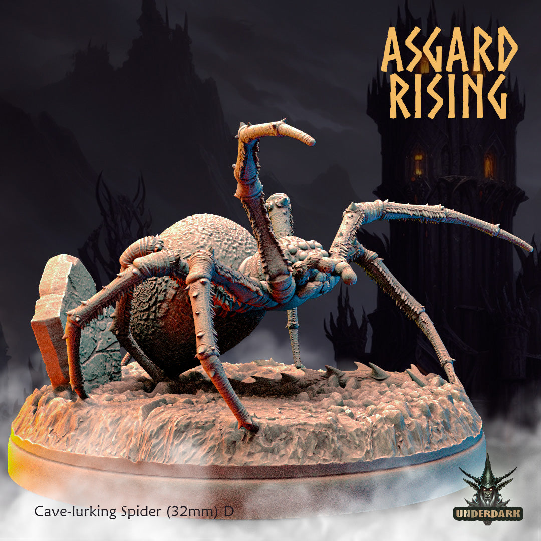 Cave-lurking Spiders (32mm) - Asgard Rising