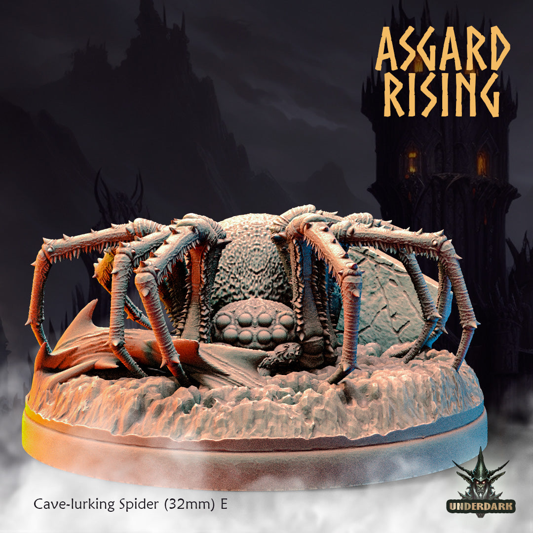 Cave-lurking Spiders (32mm) - Asgard Rising