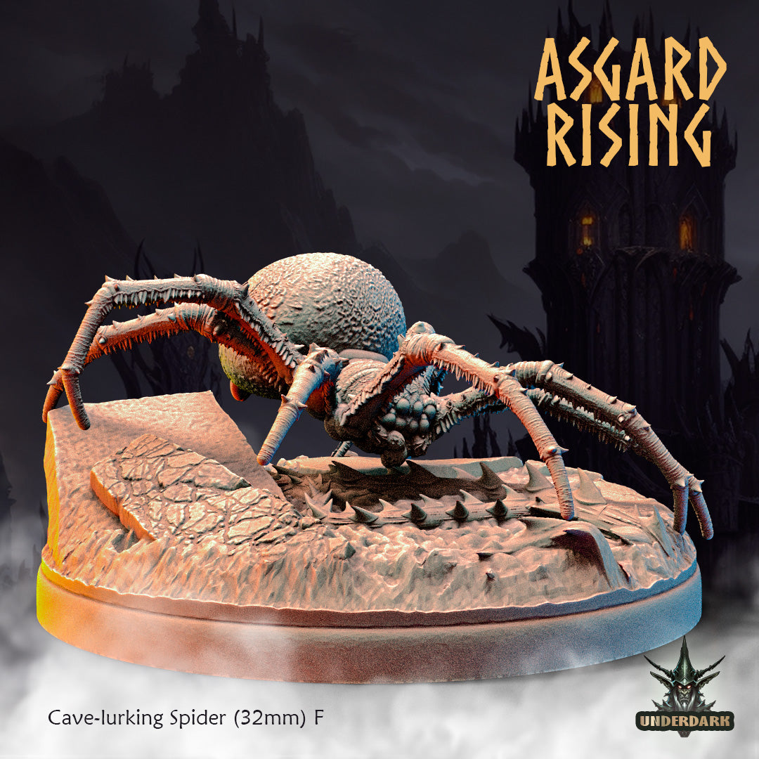 Cave-lurking Spiders (32mm) - Asgard Rising