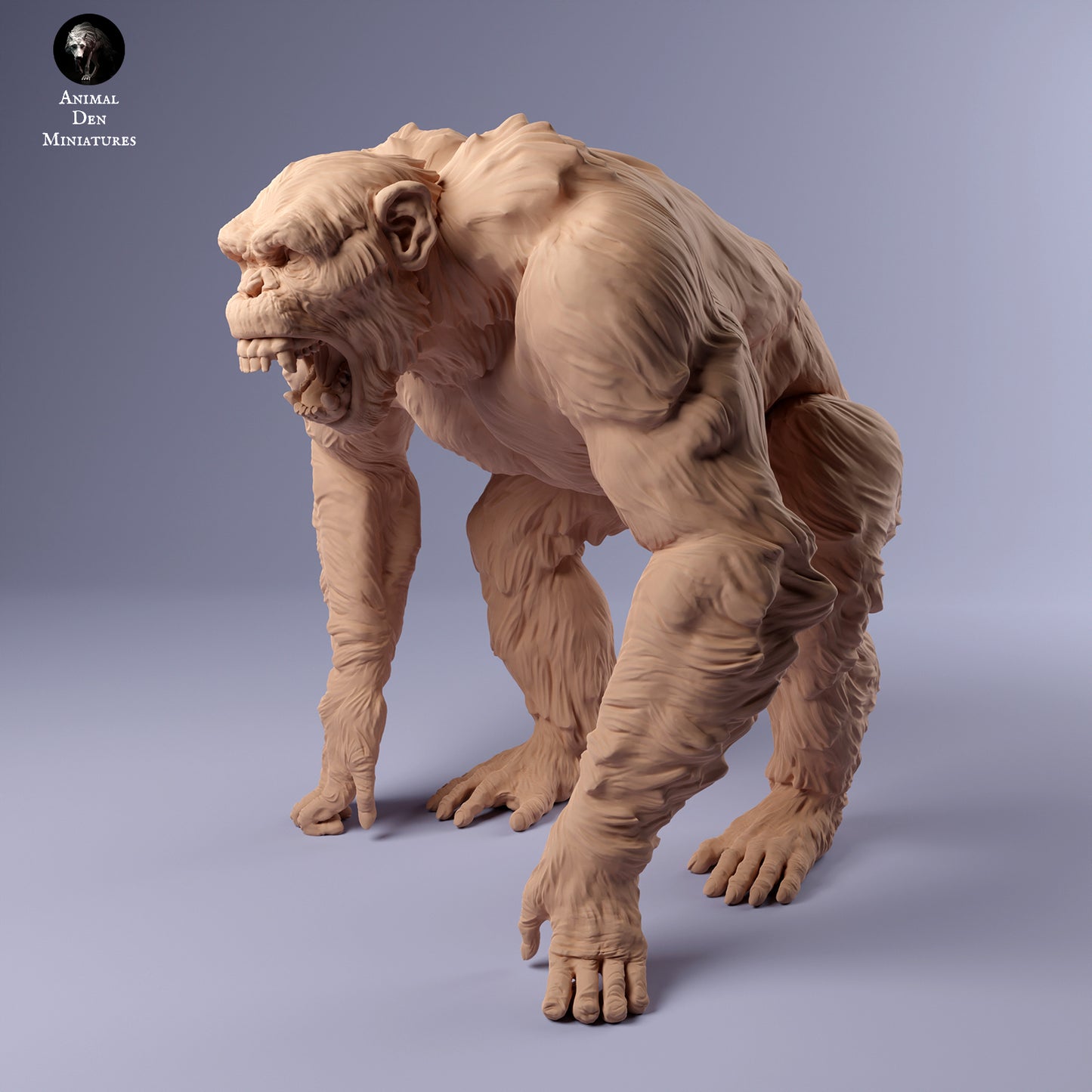 Common Chimpanzee Angry - Animal Den Miniatures