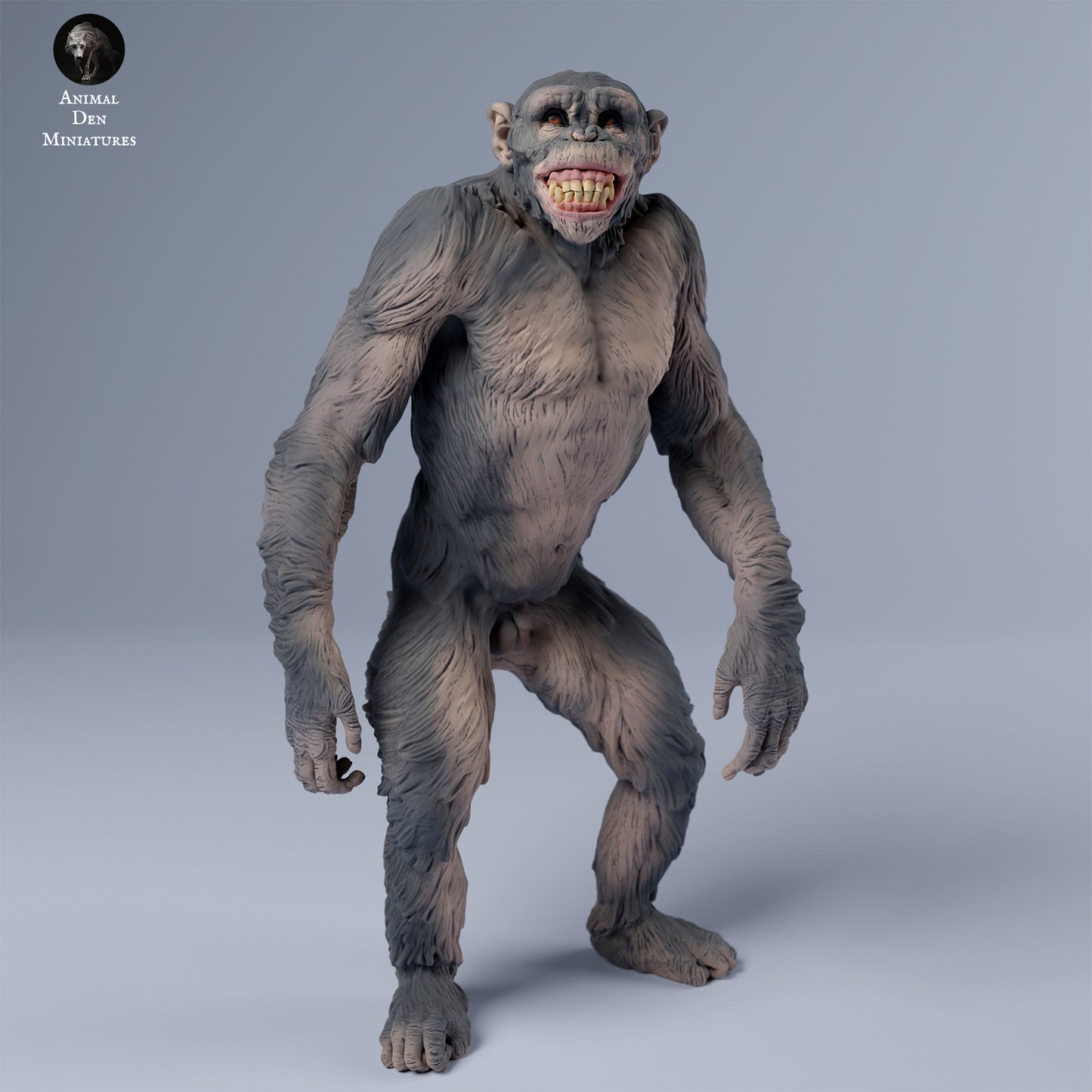 Chimpanzee Grin - Animal Den Miniatures