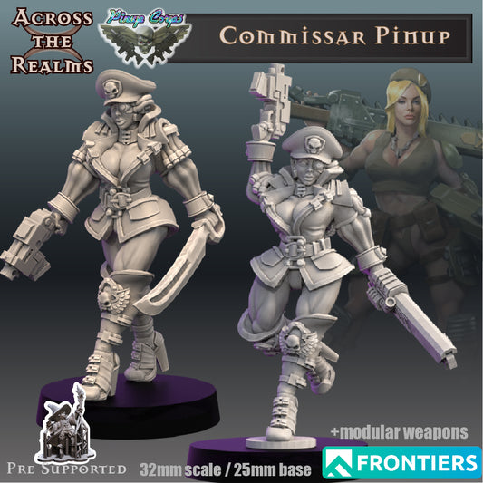 Commissar Pinup - Across the Realms