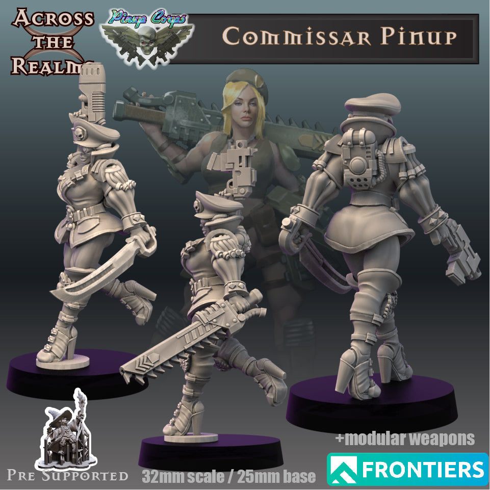 Commissar Pinup - Across the Realms