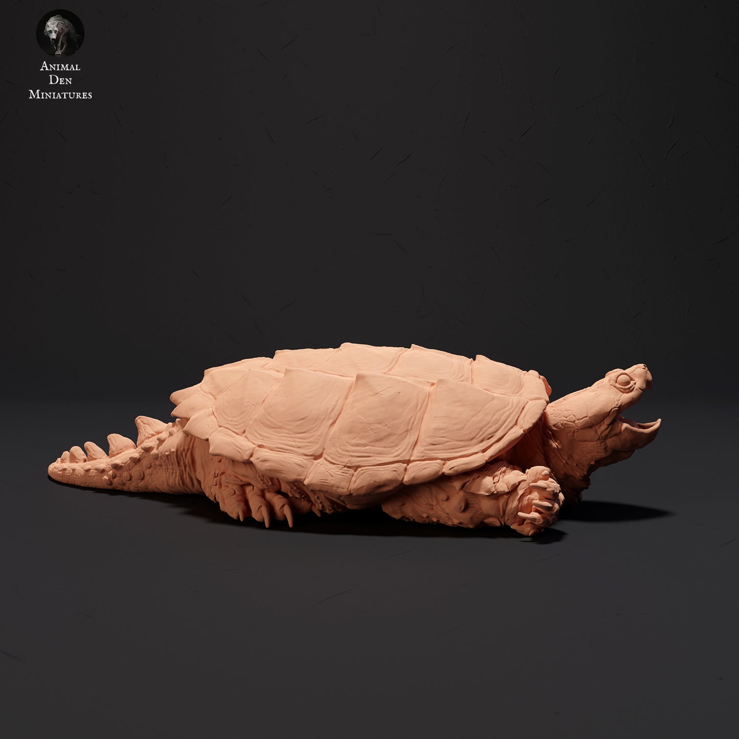 Common Snapping Turtle Aggressive - Animal Den Miniatures