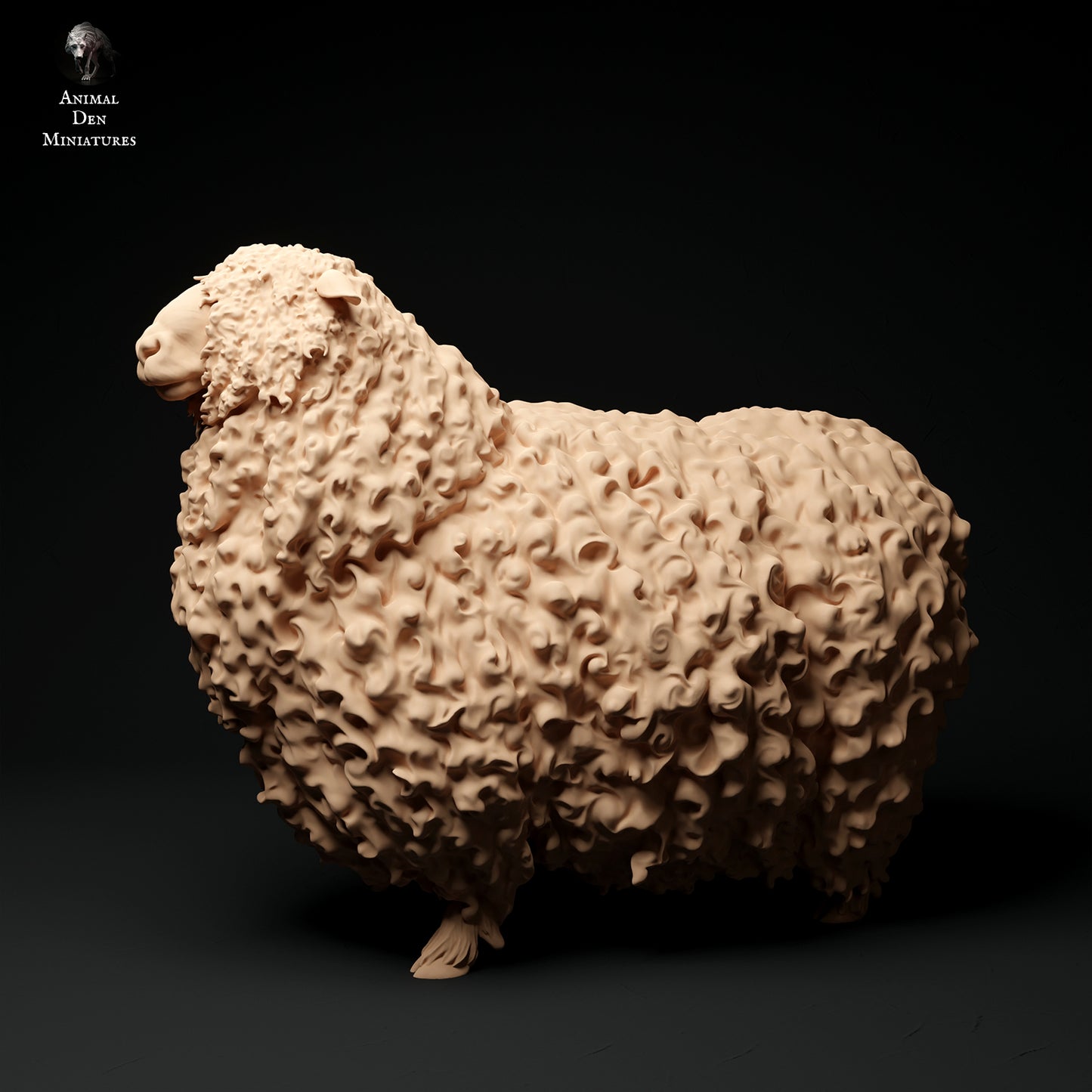 Devon and Cornwall Longwool Ram - Animal Den Miniatures