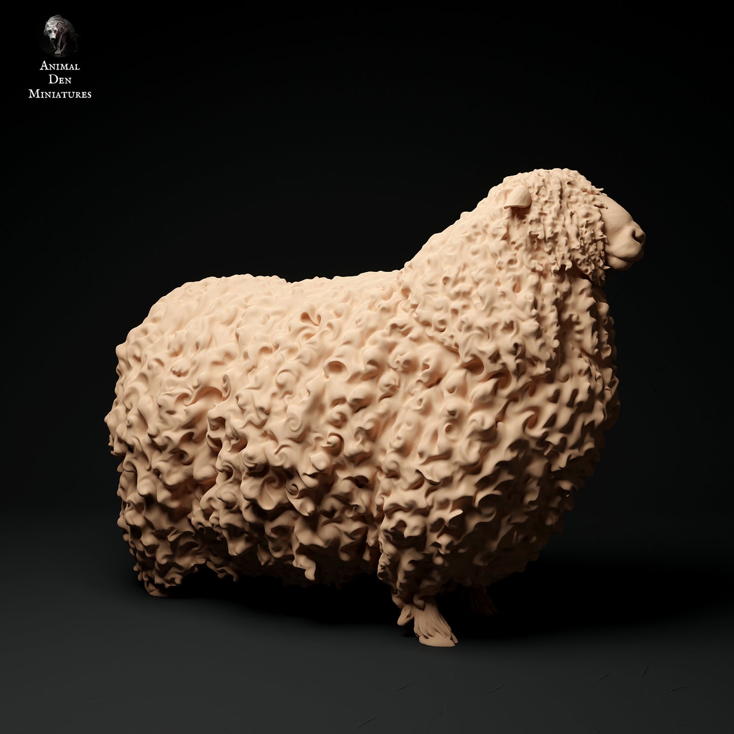 Devon and Cornwall Longwool Ram - Animal Den Miniatures