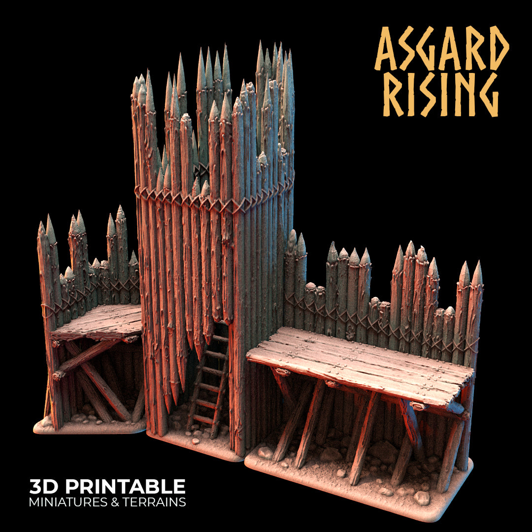 FORTIFIED VILLAGE - DEFENCE TOWER - Asgard Rising