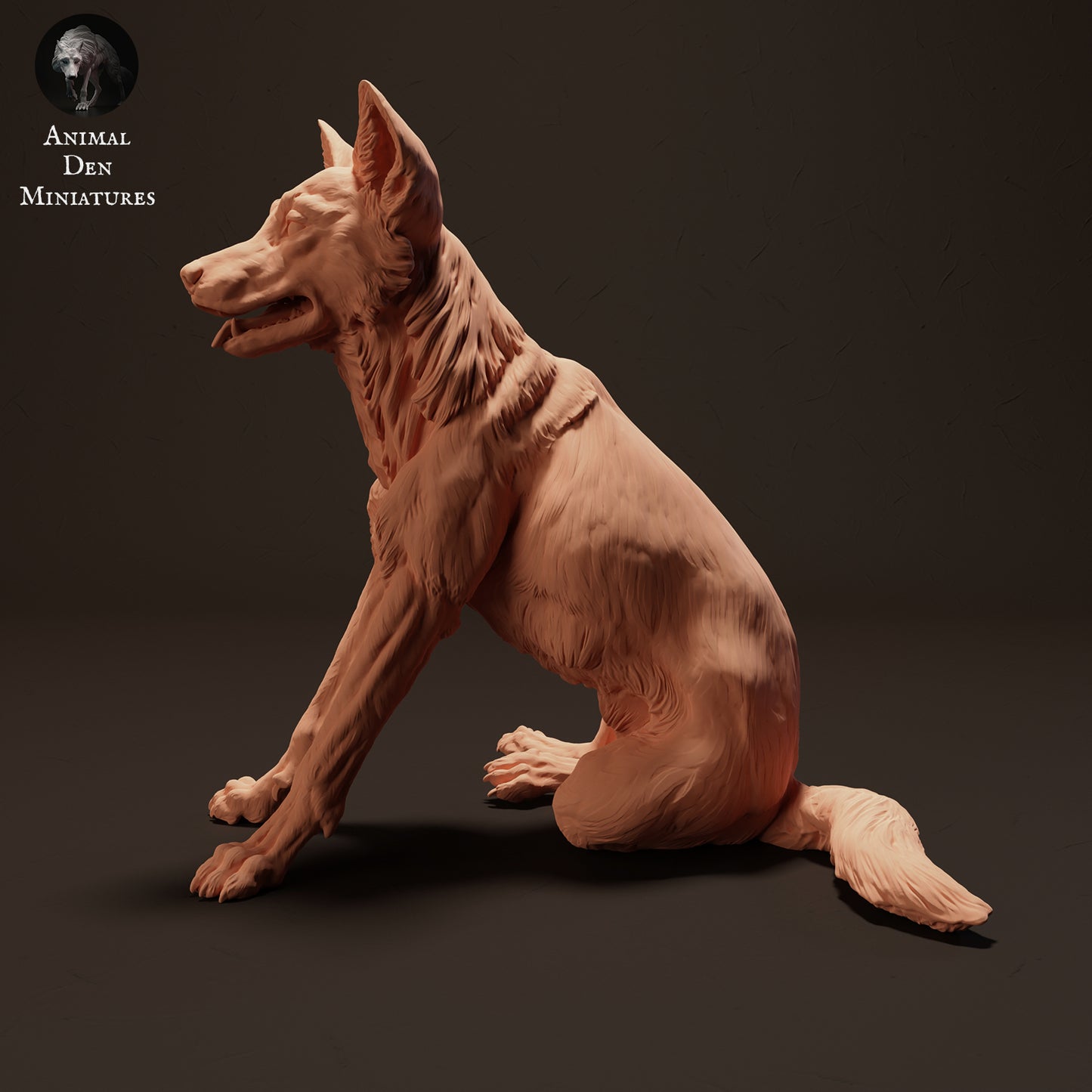 Dingo Sit - Animal Den Miniatures