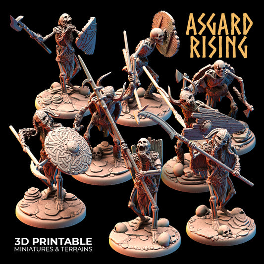 DRAUGR: Undead Skeleton Infantry - Asgard Rising