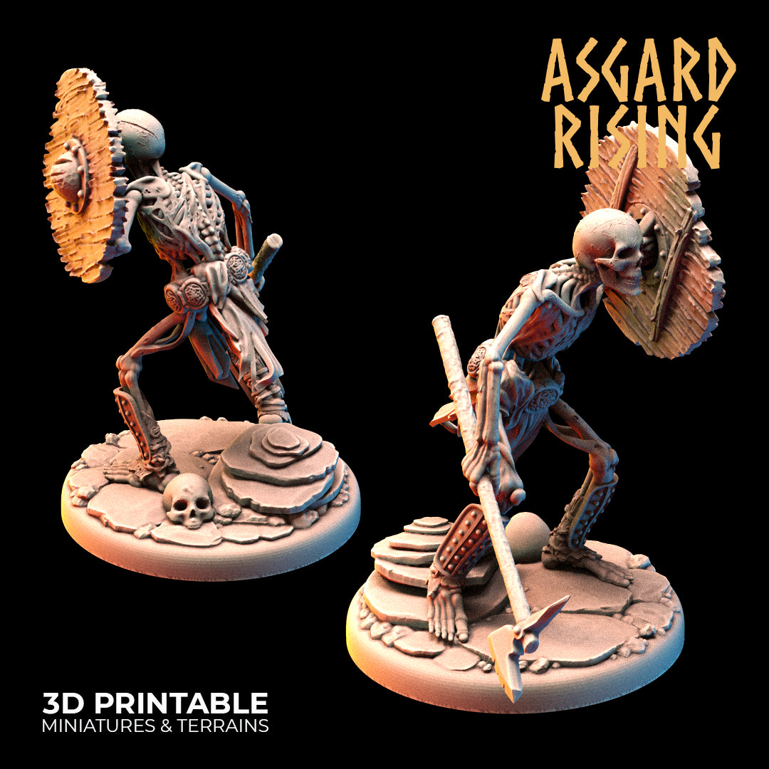 DRAUGR: Undead Skeleton Infantry - Asgard Rising