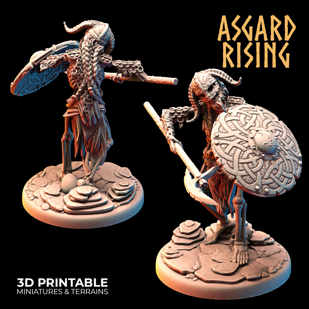 DRAUGR: Undead Skeleton Infantry - Asgard Rising