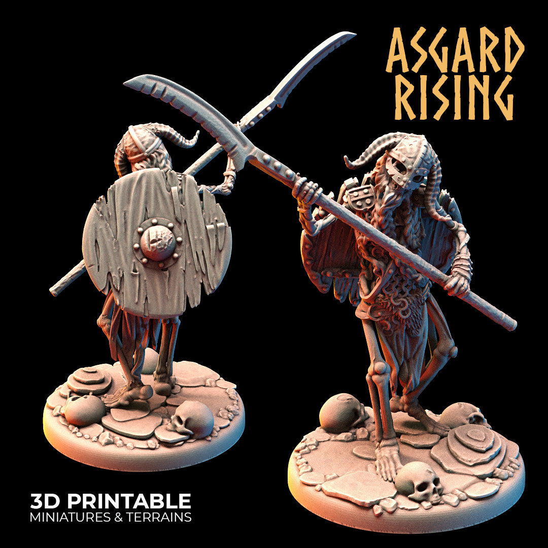 DRAUGR: Undead Skeleton Infantry - Asgard Rising