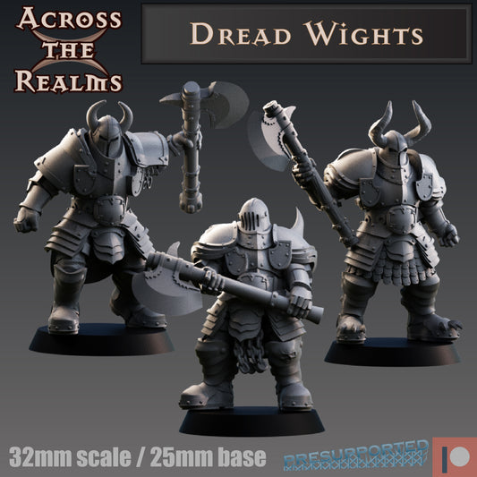 3x Dread Wights - Across the Realms