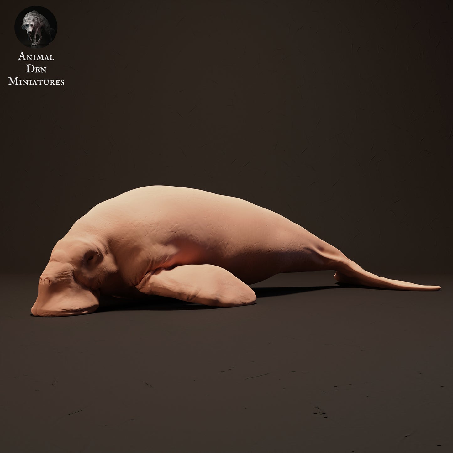 Dugong Eating - Animal Den Miniatures