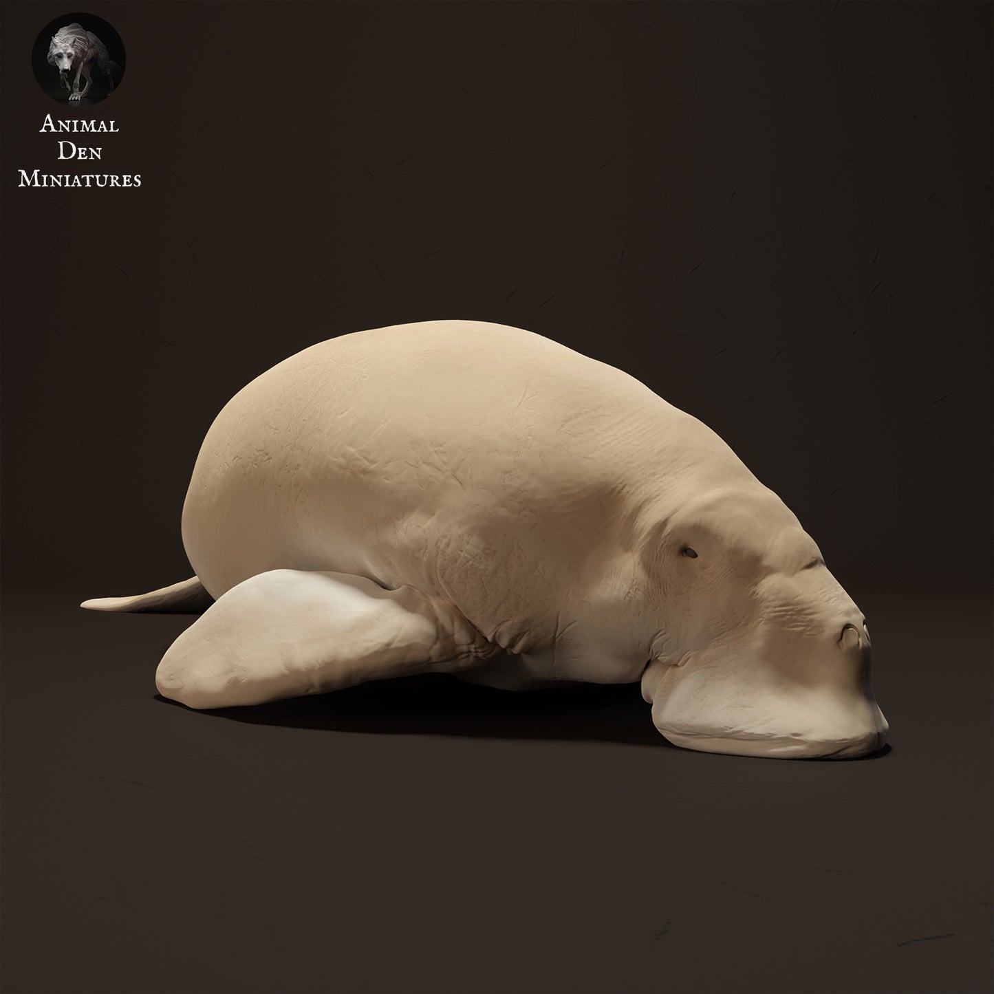 Dugong Eating - Animal Den Miniatures