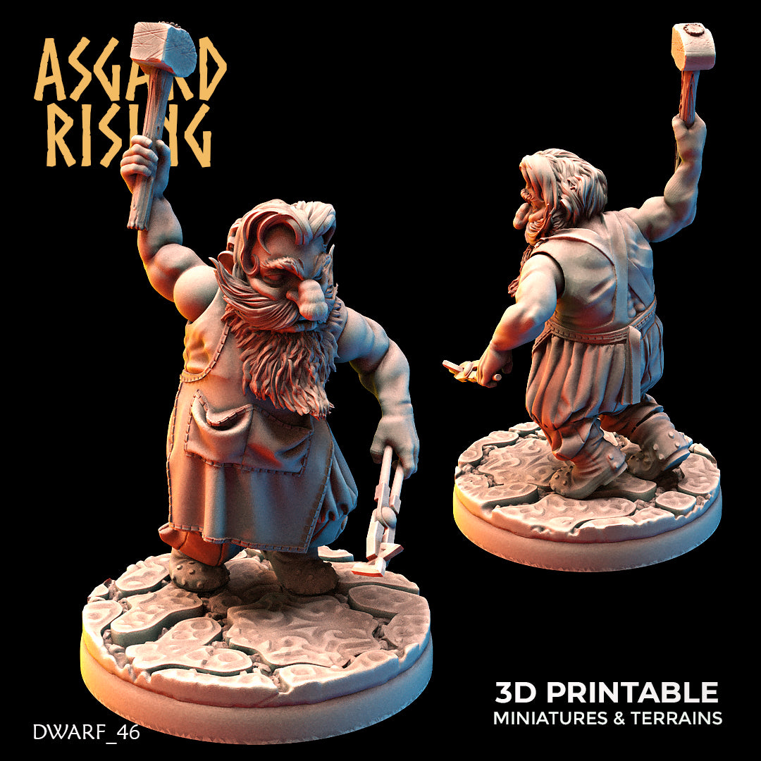 DWARF: Dwarven Townsfolk (Artisans) - Asgard Rising