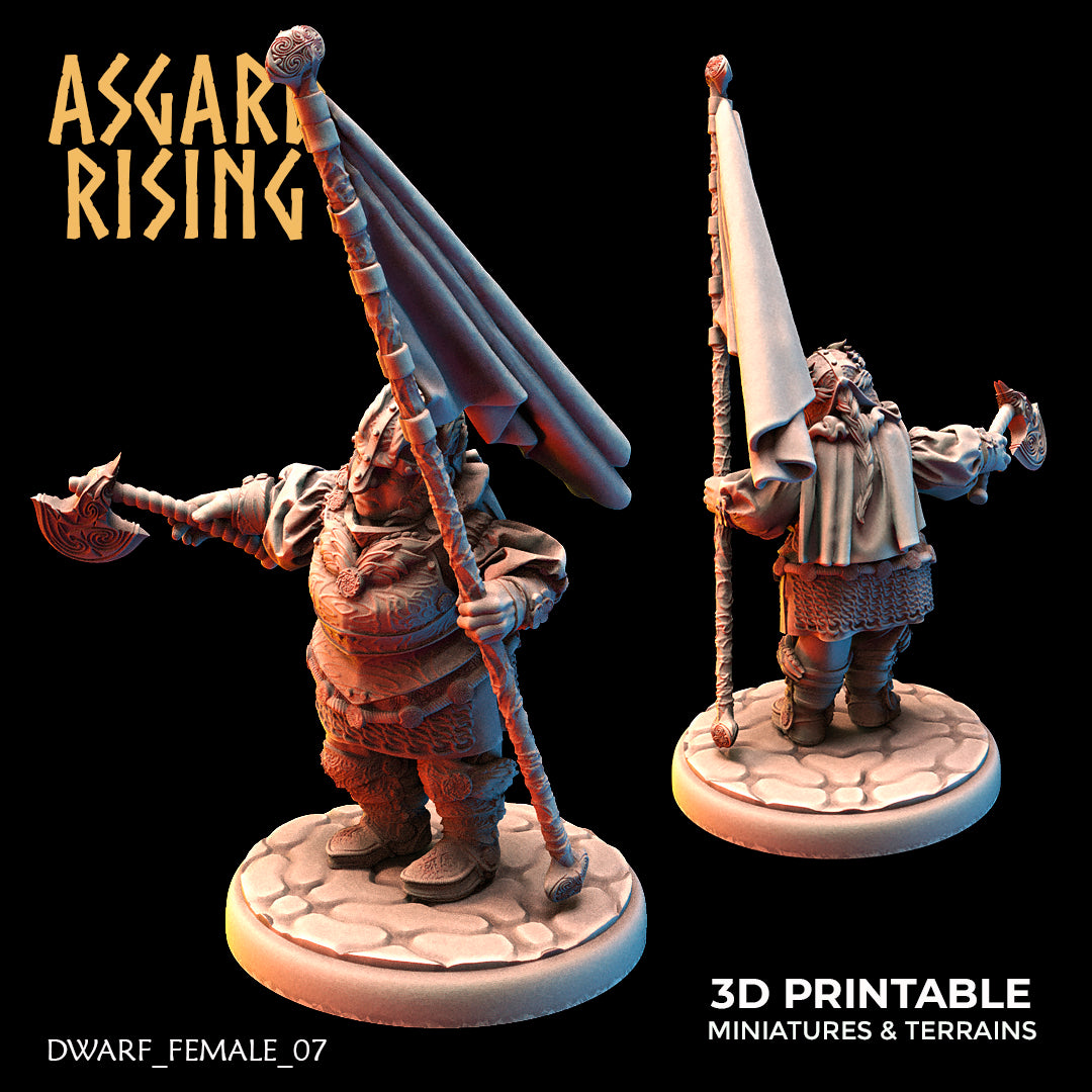 DWARF FEMALE: Shield-Maidens - Asgard Rising