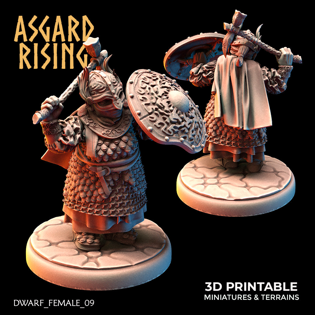 DWARF FEMALE: Shield-Maidens - Asgard Rising