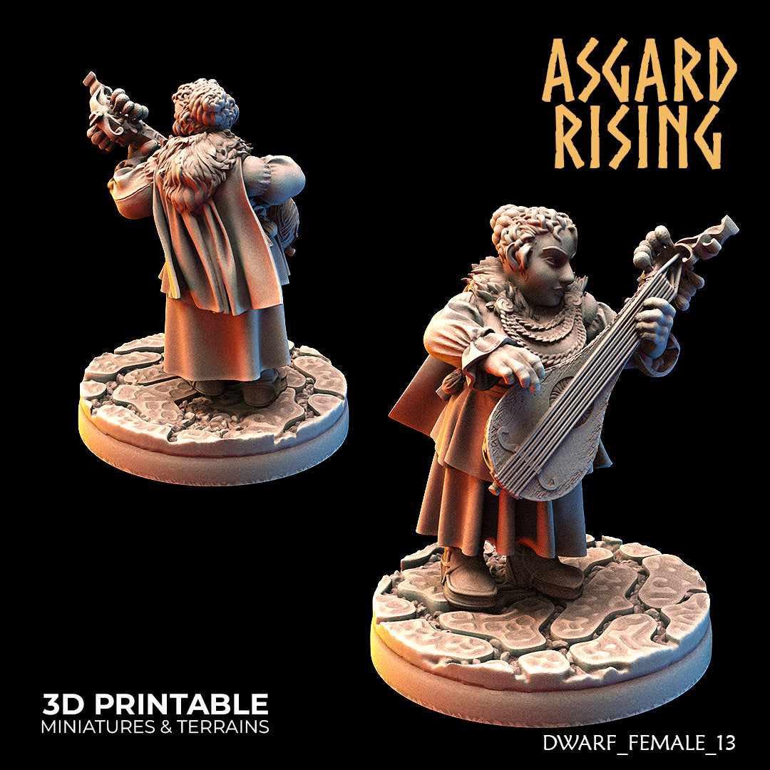 DWARF FEMALE: Dwarven Townsfolk - Asgard Rising