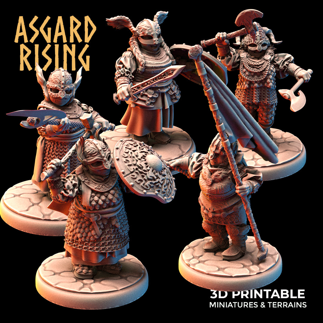 ZWERG WEIBLICH: Schildmaiden - Asgard Rising