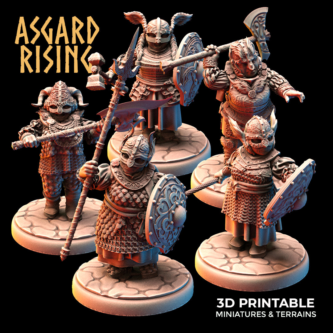 DWARF FEMALE: Dwarven Shield-Maidens - Asgard Rising