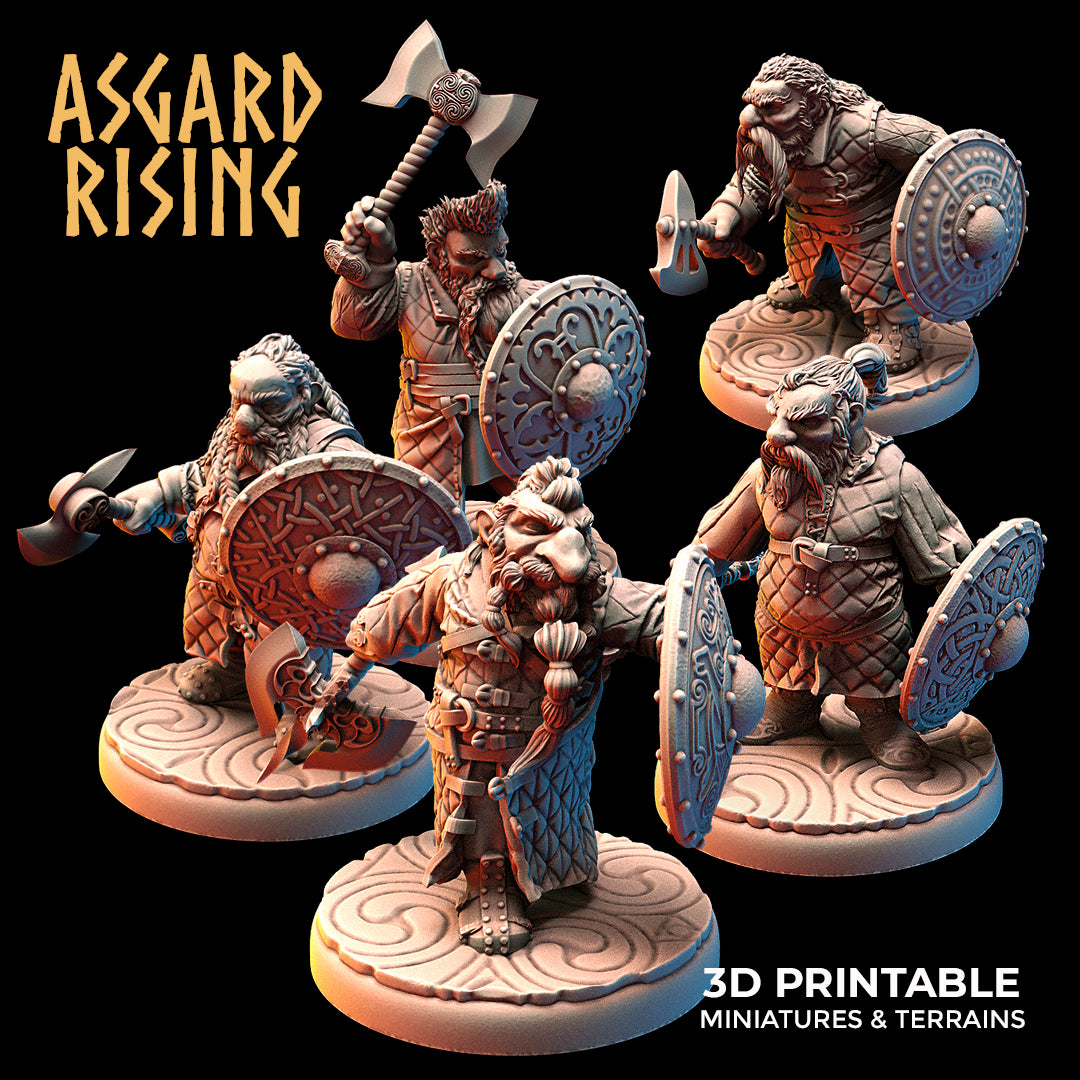 DWARF: Dwarves in Gambeson armors - Asgard Rising