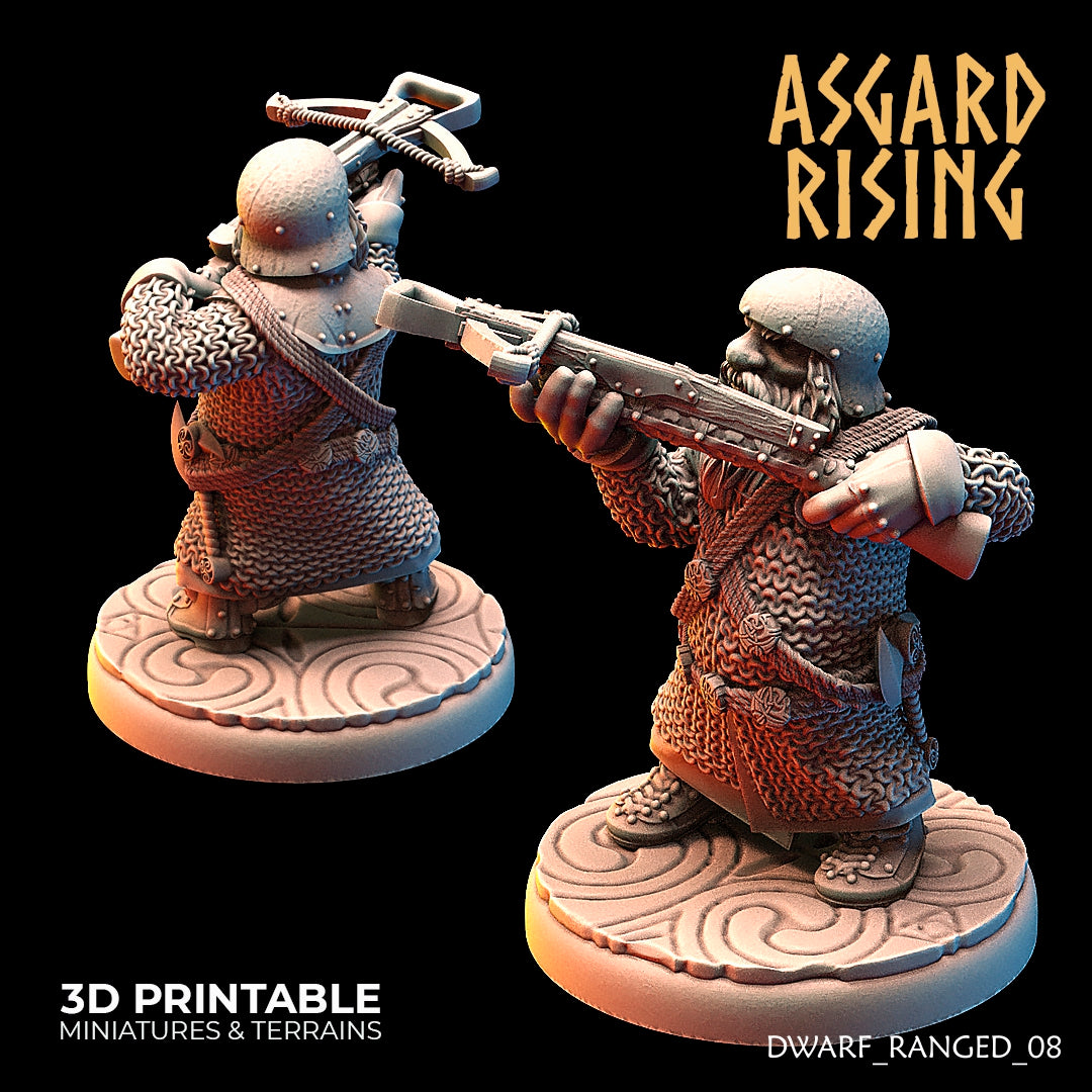 DWARF RANGED: Dwarves in Chain Mail with Crossbows - Asgard Rising