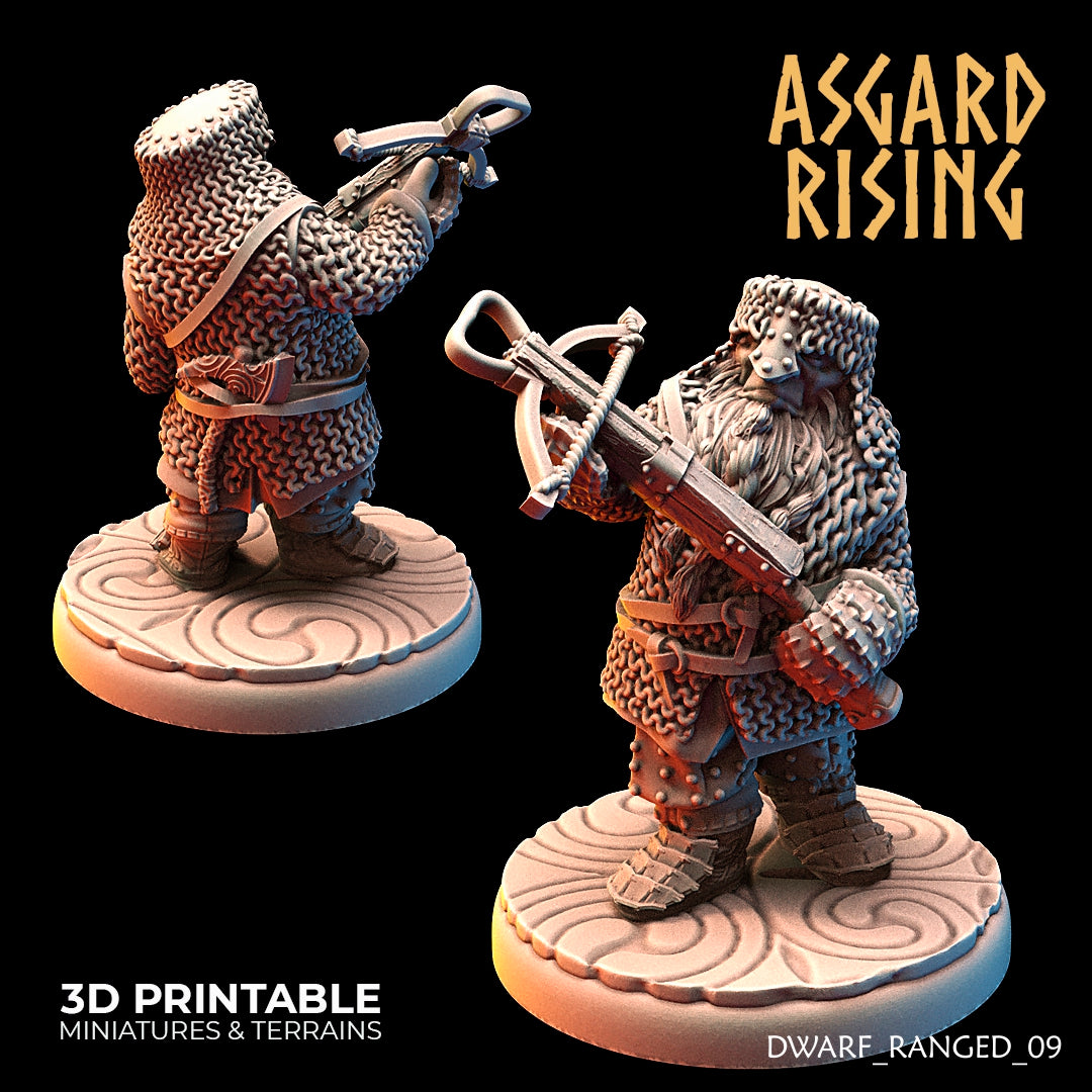 DWARF RANGED: Dwarves in Chain Mail with Crossbows - Asgard Rising