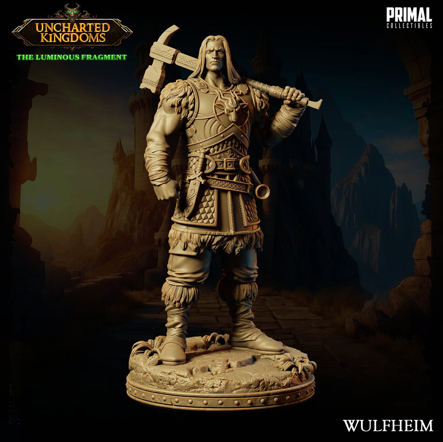 4 miniatures - 32mm - Barbarians Bundle - Uncharted Kingdoms