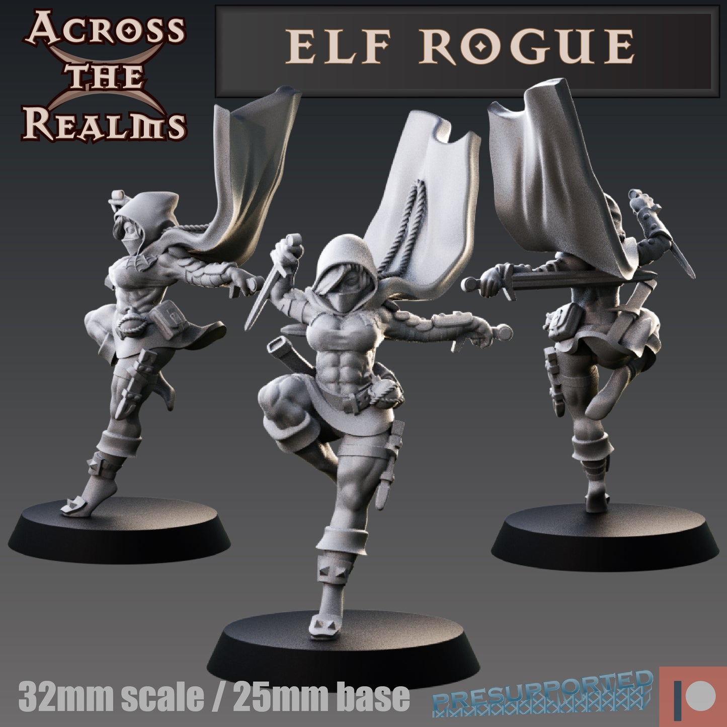 1x Elf Rogue - Across the Realms