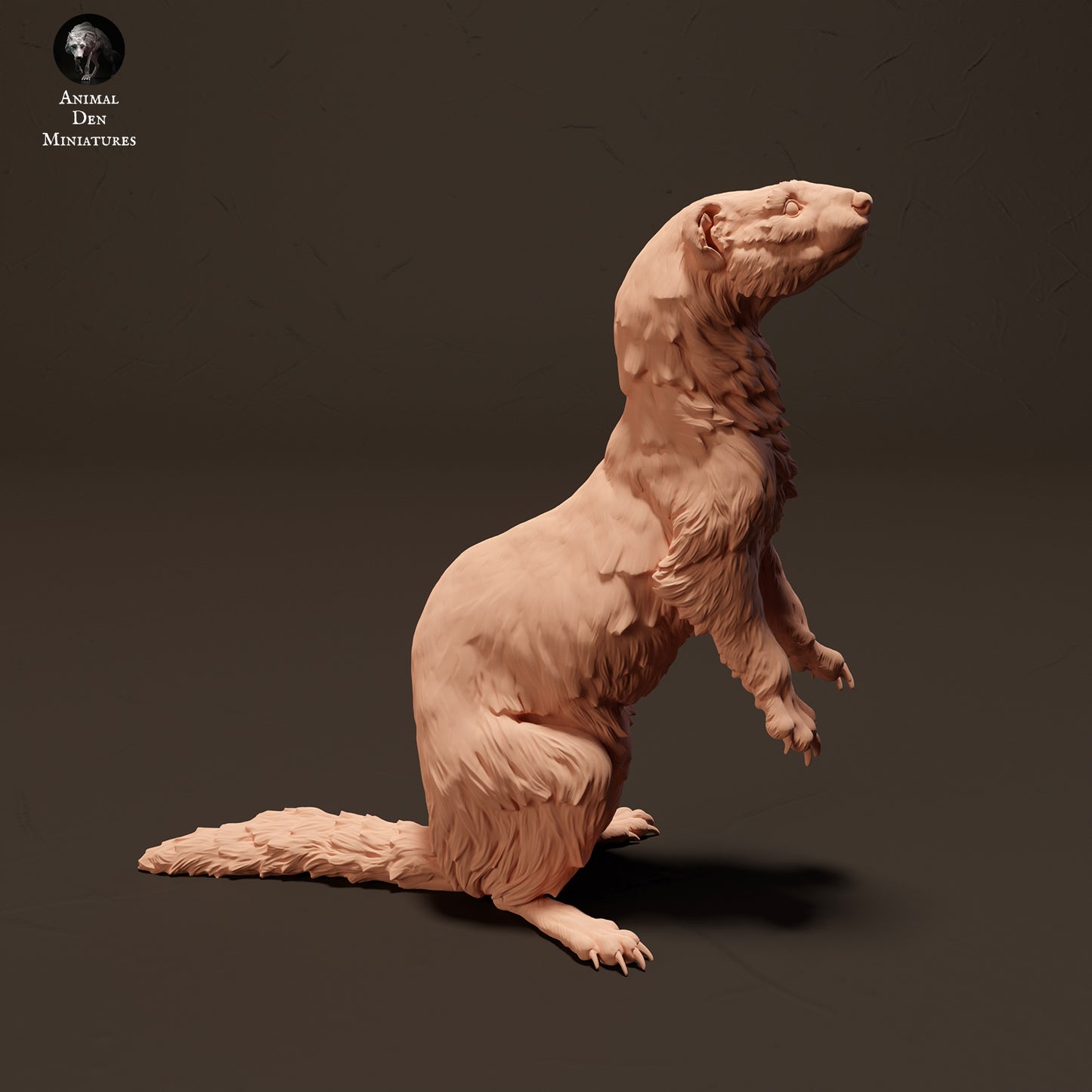 European Polecat Standing - Animal Den Miniatures