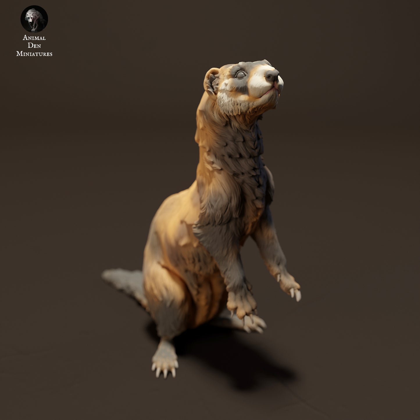 European Polecat Standing - Animal Den Miniatures