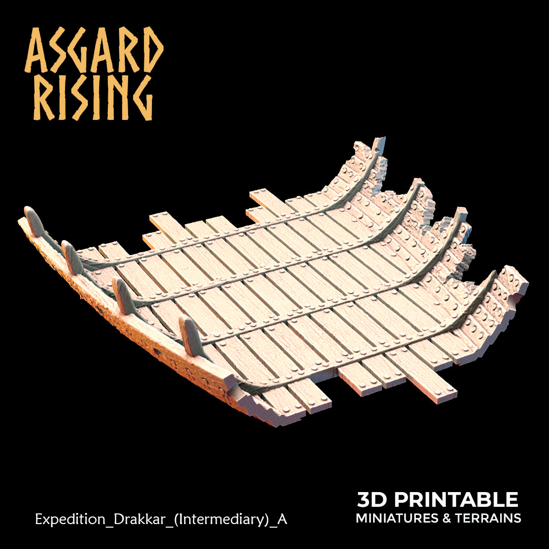 Expedition Drakkars (Viking Ships Scenery) - Asgard Rising