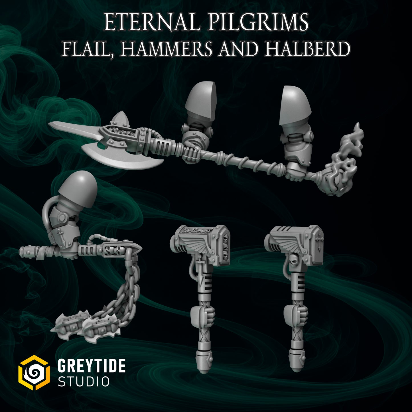 EPT Flail, Hammers and Halberd - GreyTide Studio