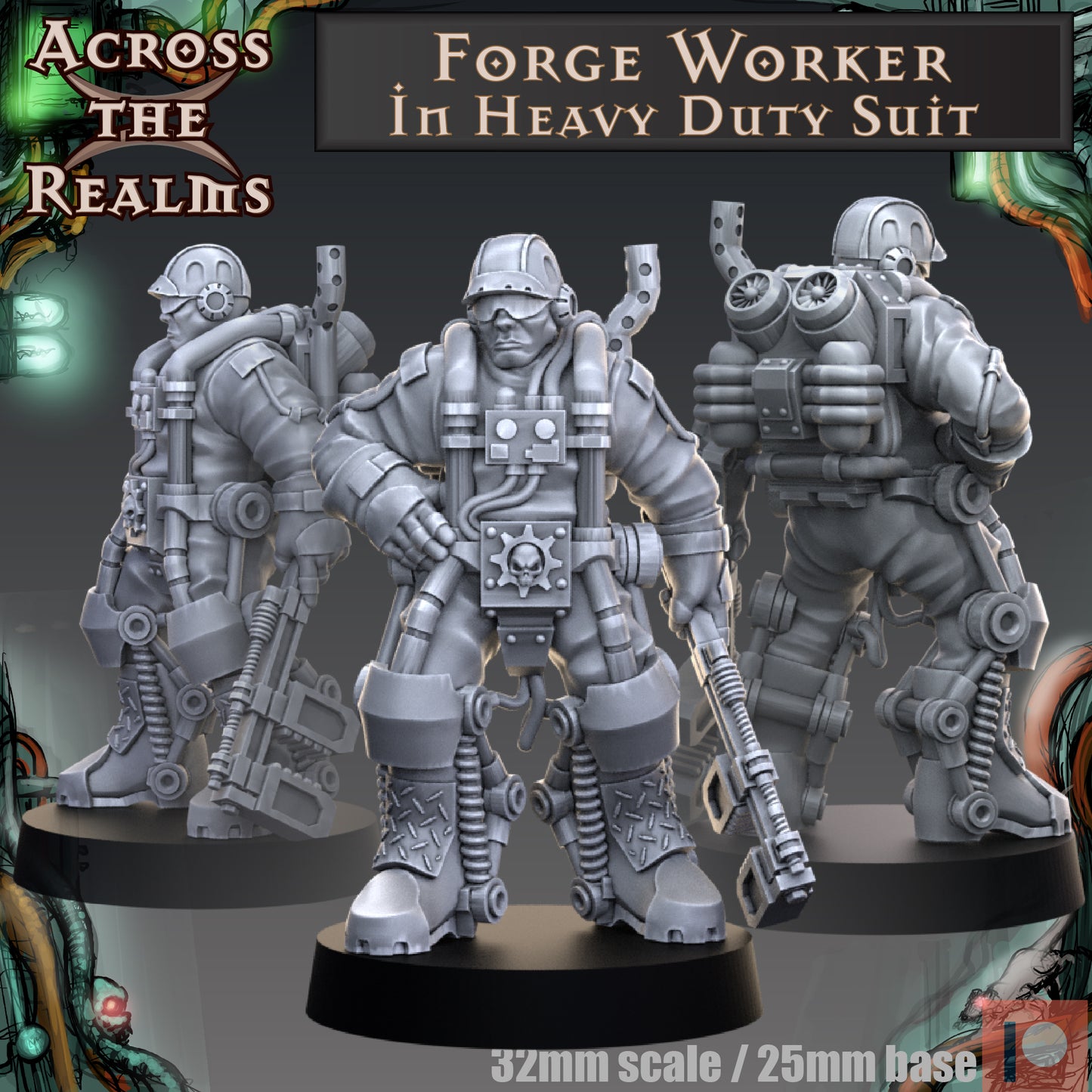 1x Forge Worker in Heavy Duty Suit - Across the Realms