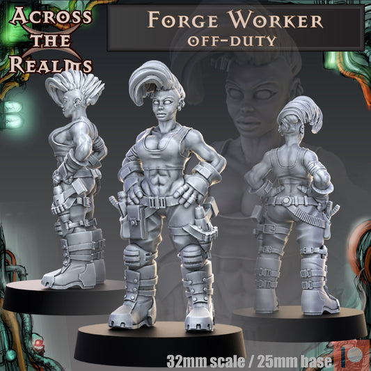 1x Forge Worker - Off Duty - Across the Realms