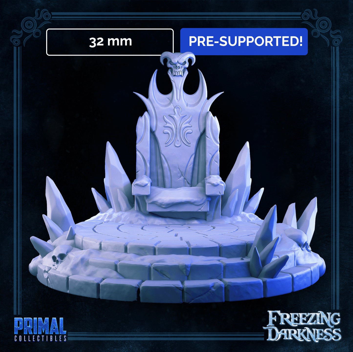 Boss throne- FREEZING DARKNESS - MASTERS OF DUNGEONS QUEST - Primal Collectibles