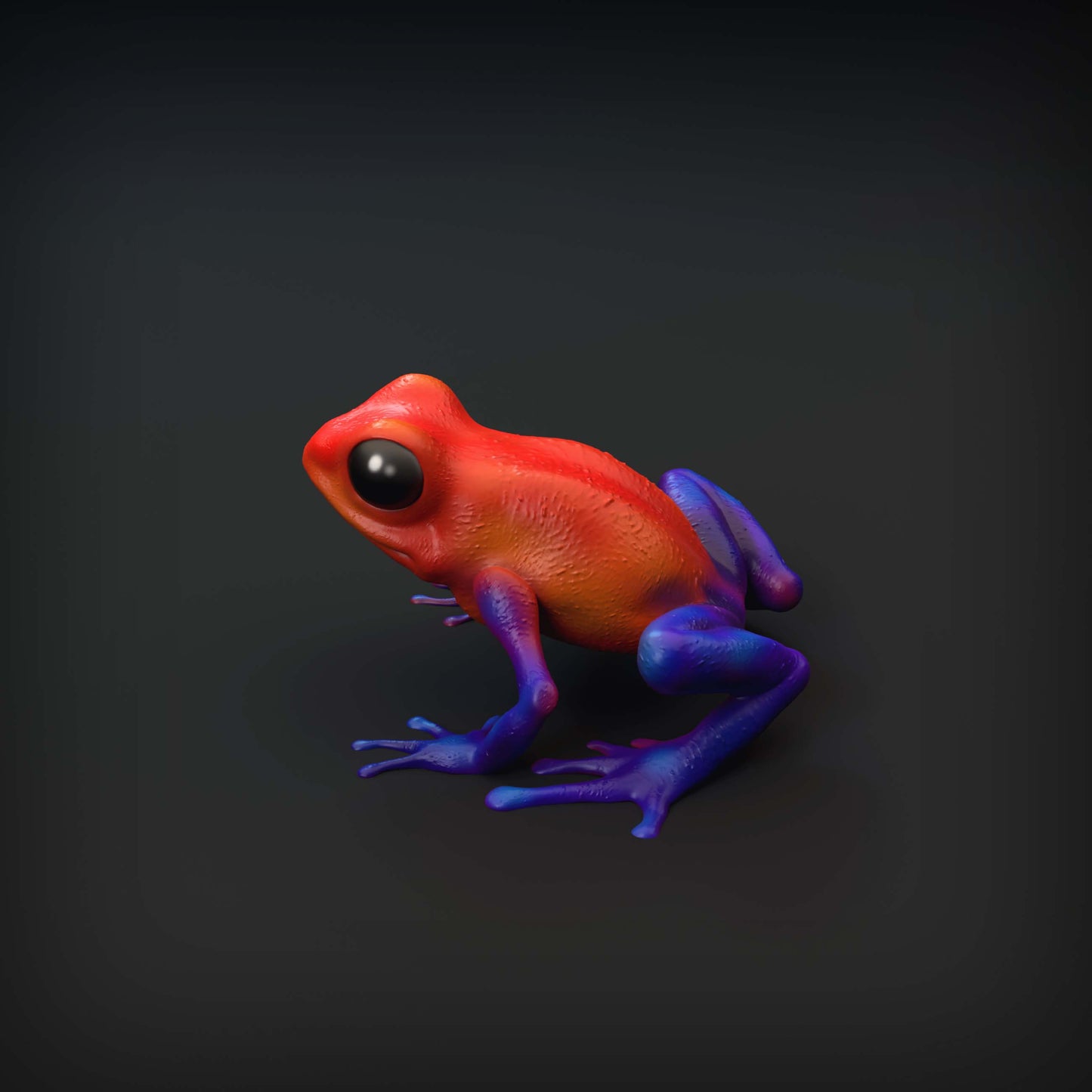 Dart Frog on Mushroom - Animal Den Miniatures