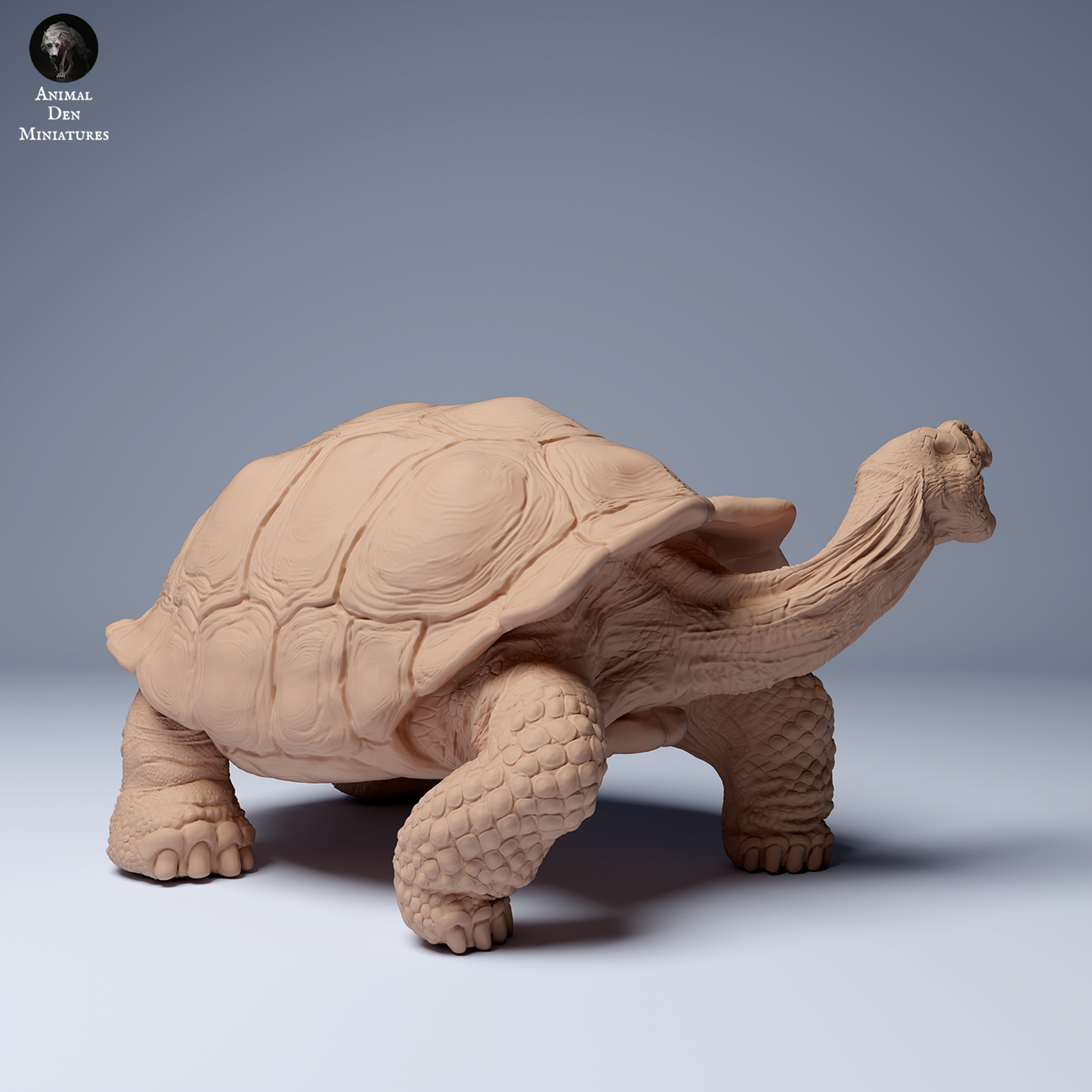 Galápagos-Riesenschildkröte beim Fressen - Animal Den Miniatures