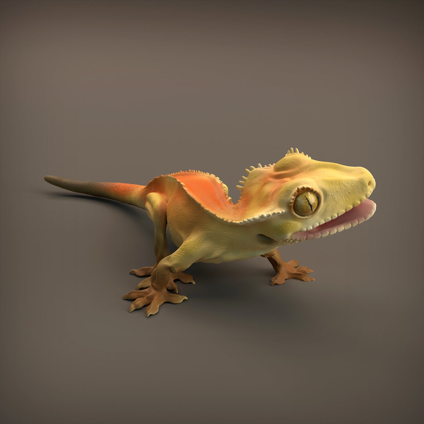 Crested Gecko - Animal Den Miniatures